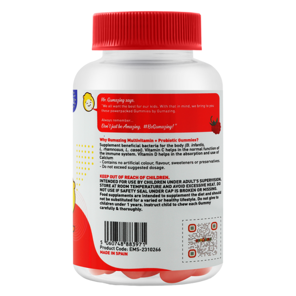 TPBS Gumazing Multivitamin + Probiotic Gummies