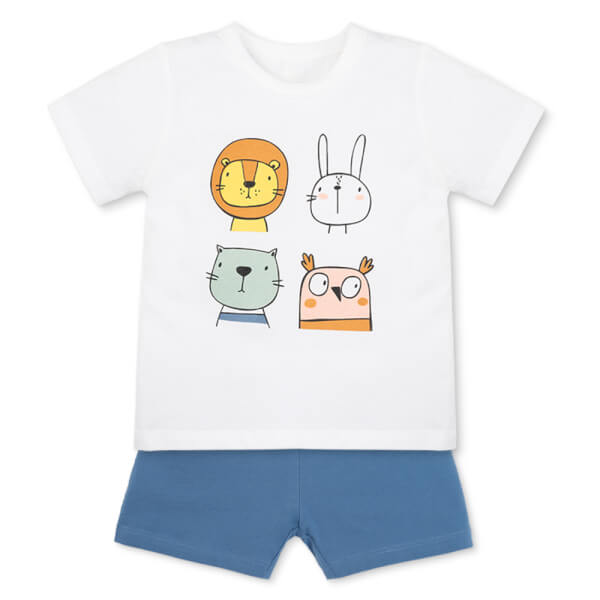 Bộ bé trai áo tay ngắn quần ngắn Animo easy (1-4Y) HN0525060