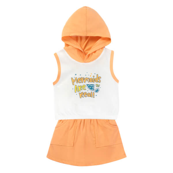 Bộ bé gái áo tay ngắn quần ngắn aloha Animo (1-6Y) TX0425071