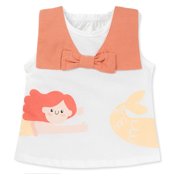 Bộ bé gái áo tay ngắn quần ngắn aloha Animo (1-6Y) TX0425071