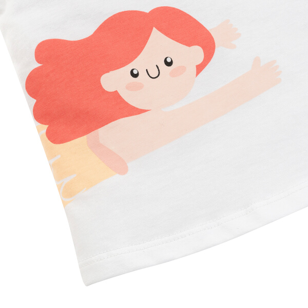 Bộ bé gái áo tay ngắn quần ngắn aloha Animo (1-6Y) TX0425071