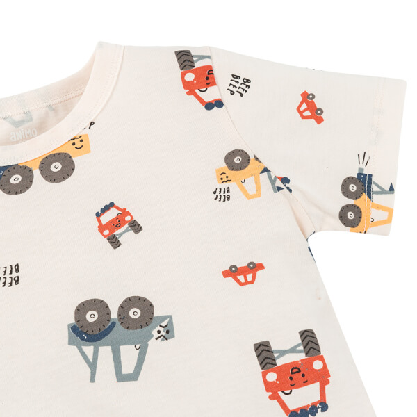 Bộ bé trai áo tay ngắn quần ngắn Animo easy(1-4Y) HN0925034