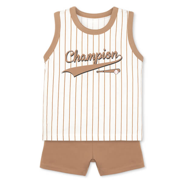 Bộ bé trai áo sát nách quần ngắn Animo easy (1-4Y) HN0725011