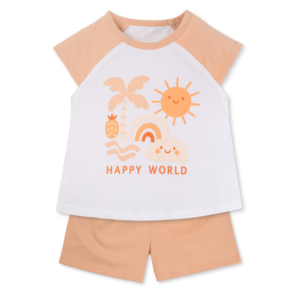 Bộ bé gái áo tay ngắn quần ngắn Animo easy (1-4Y) TX0825060