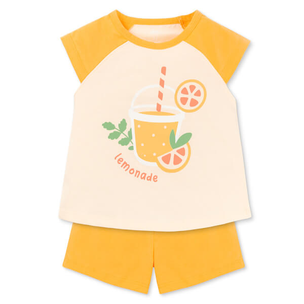 Bộ bé gái áo tay ngắn quần ngắn Animo easy (1-4Y) TX0825060