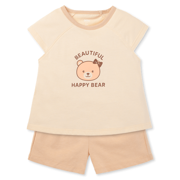 Bộ bé gái áo tay ngắn quần ngắn Animo easy (1-4Y) TX0825057