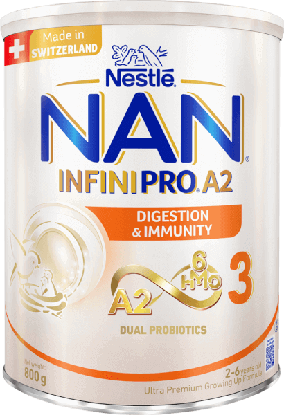 Combo 2 Sữa Nestlé NAN INFINIPRO A2 số 3 800g (6HMO) (2-6 tuổi)