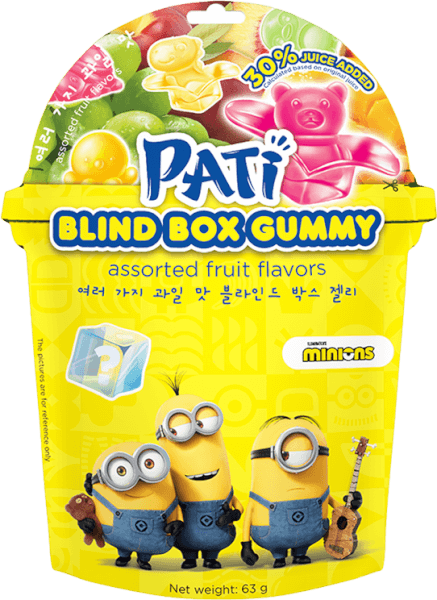 Kẹo dẻo trái cây bất ngờ PATI mix vị