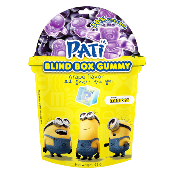 Kẹo dẻo trái cây bất ngờ PATI vị nho