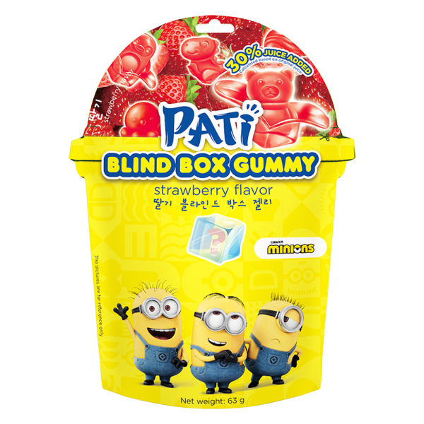 Kẹo dẻo trái cây bất ngờ PATI vị dâu