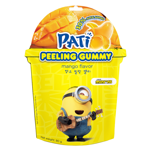 Kẹo dẻo trái cây lột vỏ PATI vị xoài