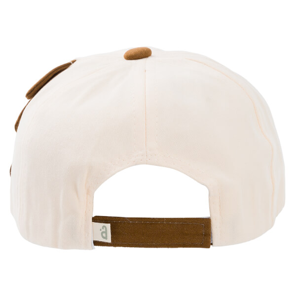 Nón lưỡi trai bé trai 1-3Y Animo A2507_JK022 (50cm, màu Trắng-Nâu)