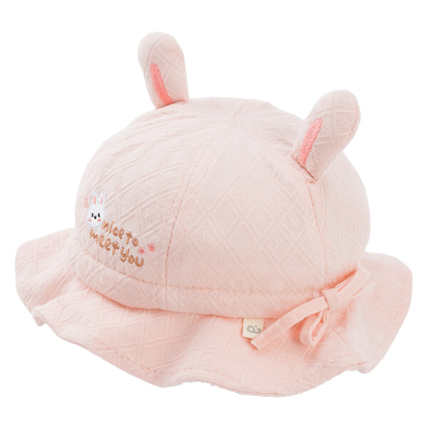 Nón vành tròn bé gái 1-3Y Animo A2507_JK015 (50cm,Hồng)