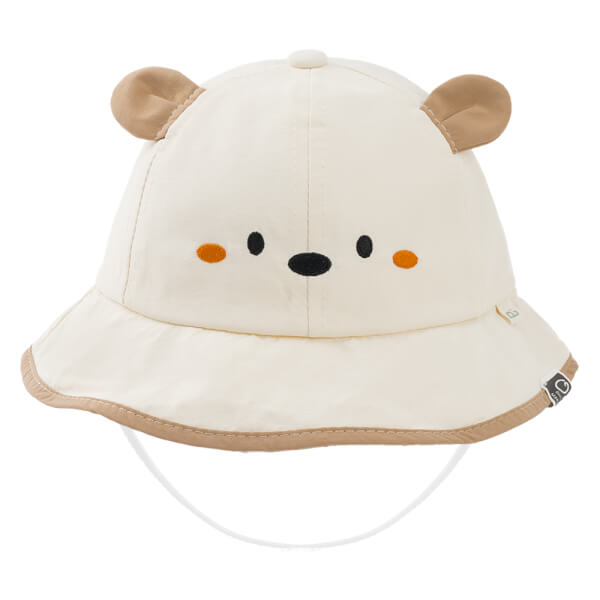 Nón vành tròn bé gái 1-3Y Animo A2507_JK014 (50cm,Màu be)