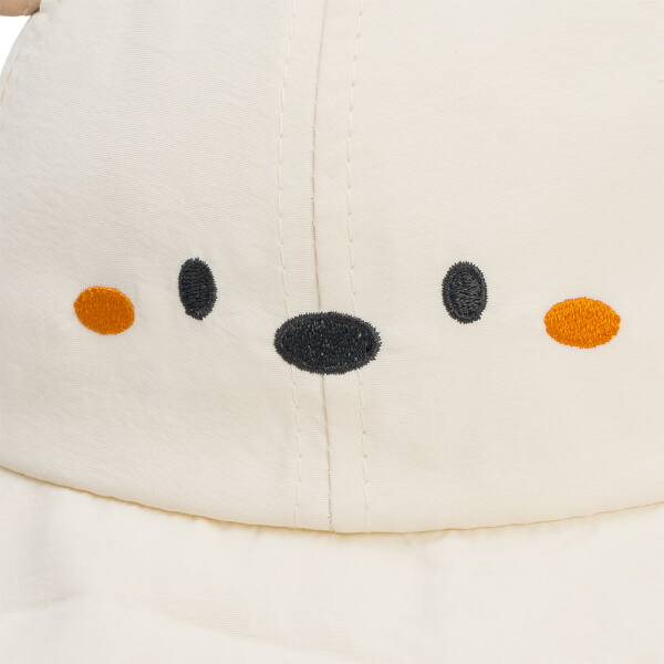 Nón vành tròn bé gái 1-3Y Animo A2507_JK014 (50cm,Màu be)