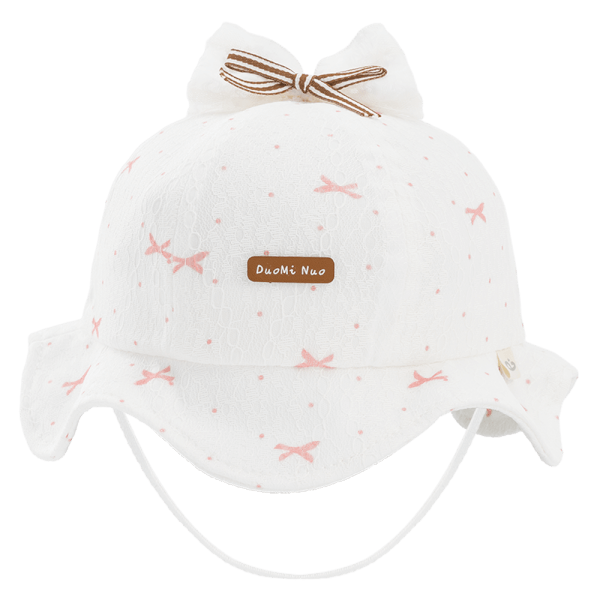 Nón vành tròn bé gái 1-3Y Animo A2507_JK012 (48cm,Trắng)