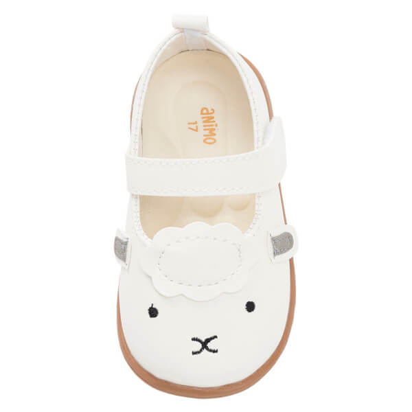 Giày bé gái Animo A2507_JK007 (size 17-19-21, màu Trắng)