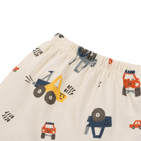 Bộ bé trai ngắn Animo Easy HN0925038 (1-4Y,Vàng-kem,TT01)