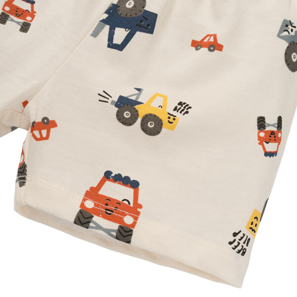 Bộ bé trai ngắn Animo Easy HN0925038 (1-4Y,Vàng-kem,TT01)