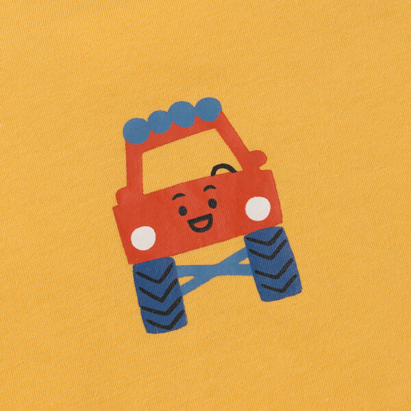 Bộ bé trai ngắn Animo Easy HN0925038 (1-4Y,Vàng-kem,TT01)