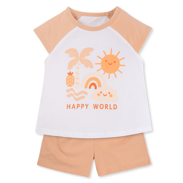 Bộ bé gái áo tay ngắn quần ngắn Animo easy (1-4Y) TX0825060