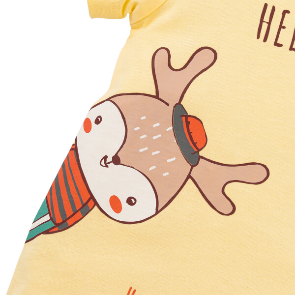 Bodysuit bé trai đùi friends Animo (0-12M) VD0825040