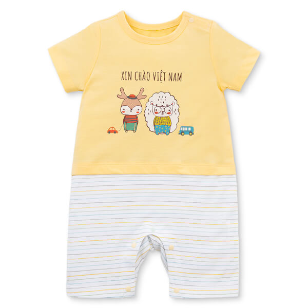 Bodysuit bé trai đùi friends Animo (0-12M) VD0825040