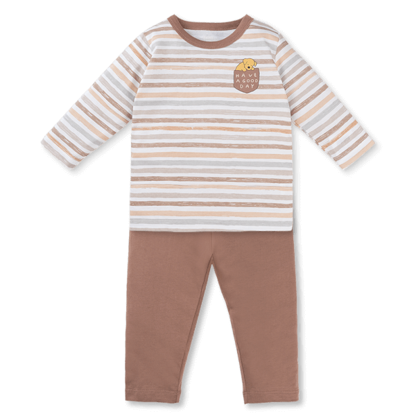 Bộ bé trai dài Animo Easy HN0925066 (1Y,Trắng-nâu, NN07)
