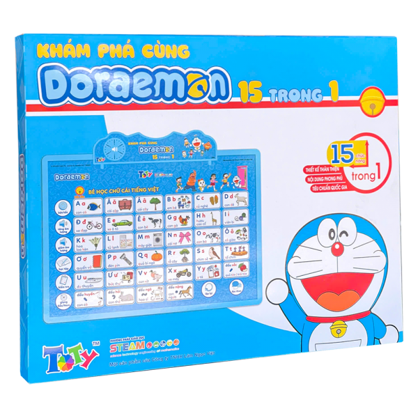 Bảng điện tử thông minh - Khám phá cùng Doraemon - 15 trong 1 - LB23