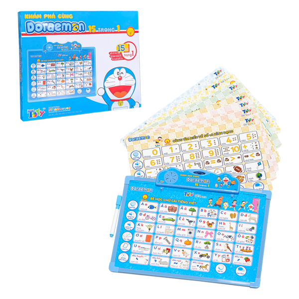 Bảng điện tử thông minh - Khám phá cùng Doraemon - 15 trong 1 - LB23