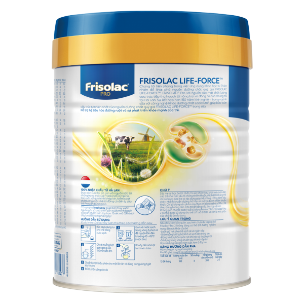 SPDDCT Frisolac Pro 2, 800g (1 - 2 tuổi)