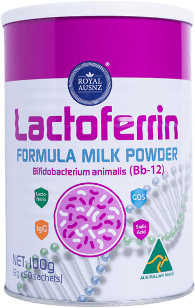 TPBS Royal Ausnz Lactoferrin Hồng Formula Milk Powder Bifidobacteriumanimalis (BB-12)
