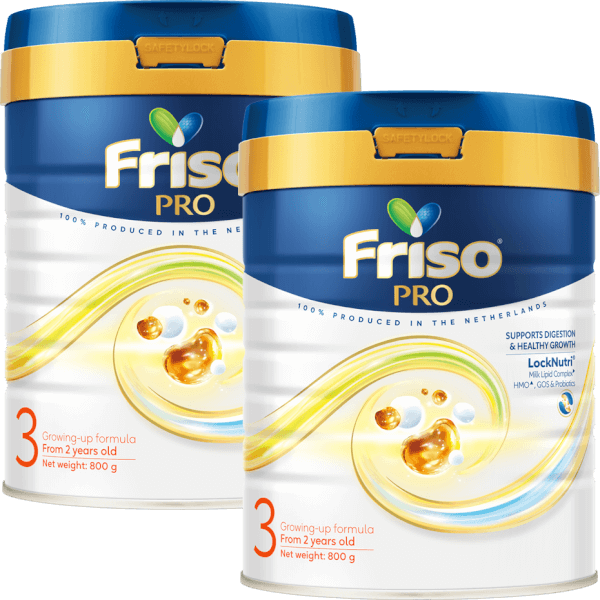 Combo 2 lon SPDDCT Friso Pro 3, 800g (trên 2 tuổi)