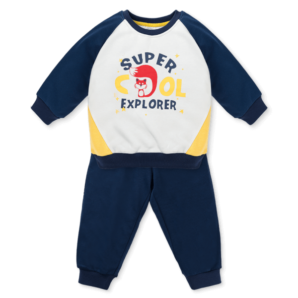 Bộ đông bé trai dài Animo ST0825014 (1-4Y, Trắng-Navy, TT02)