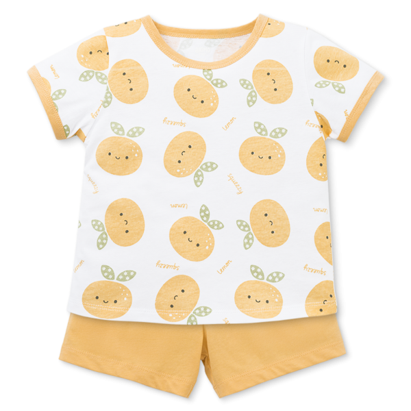 Bộ bé gái ngắn Animo Easy LU0825070 (1-4Y,Trắng,TT04)