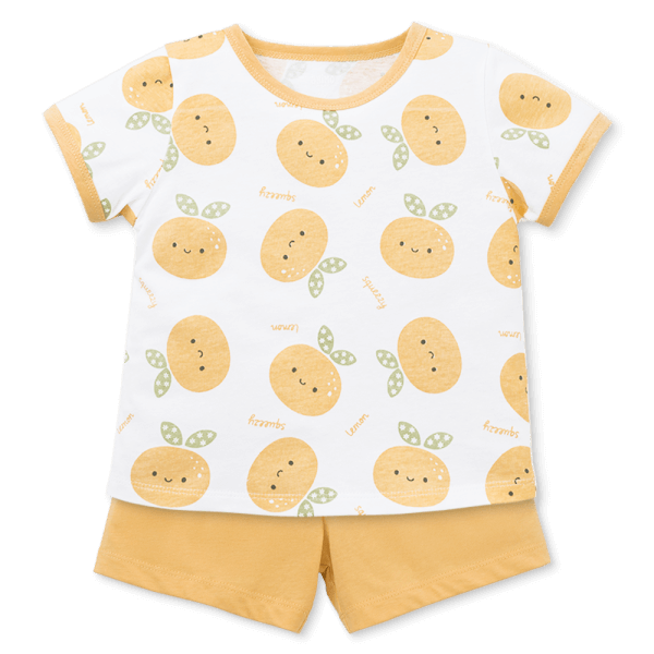 Bộ bé gái ngắn Animo Easy LU0825070 (1-4Y,Trắng,TT04)