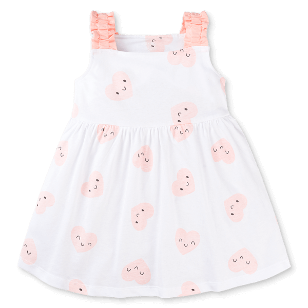 Đầm bé gái Animo Easy LU0925064 (1-4Y,Trắng,NN03)