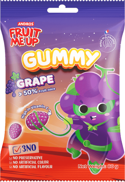 FRUIT ME UP KẸO DẺO VỊ NHO 80G