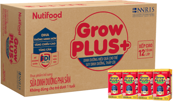 SPDDPS GrowPLUS+ Đỏ 110ml (lốc 4 hộp) - Thùng