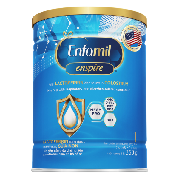 Sản phẩm dinh dưỡng công thức Enfamil Enspire 1 cho trẻ 0 - 12 tháng 350g