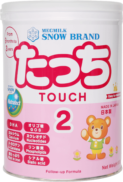 Sản phẩm dinh dưỡng công thức Megmilk Snow Brand Touch 2 (Dành cho trẻ từ 9 - 36 tháng tuổi) 830g