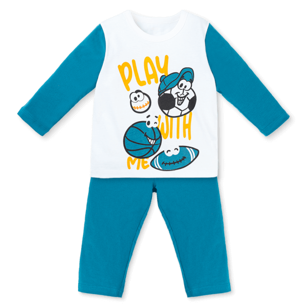 Bộ bé trai dài Animo Easy HN1025033 (1-4Y,Trắng-dương)