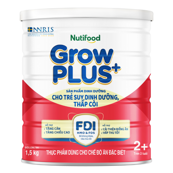 Sữa GrowPlus+ Đỏ 2+ tuổi, 850g
