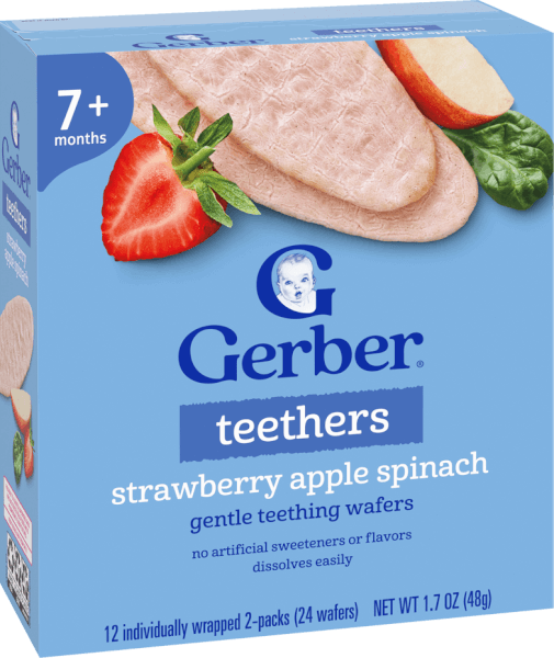 Bánh gạo Gerber vị Dâu Táo Cải bó xôi *giao ngẫu nhiên*