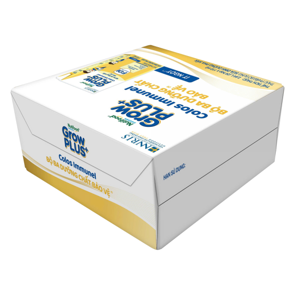 2 Thùng Sữa dinh dưỡng pha sẵn GrowPLUS+ Colos Immunel 110ml, lốc 4 hộp (Từ 1 tuổi)