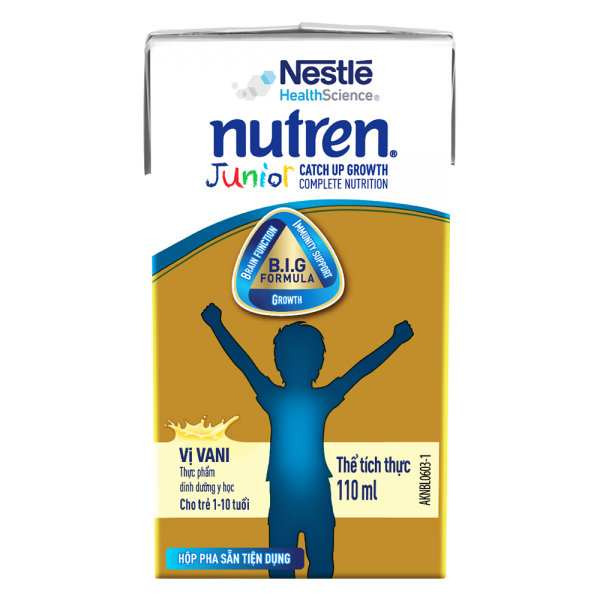 Combo 5 Thực phẩm dinh dưỡng y học Nutren Junior 110ml (1 -10 tuổi) (Lốc 4 hộp)