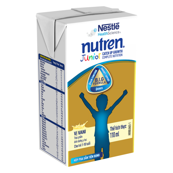 Combo 5 Thực phẩm dinh dưỡng y học Nutren Junior 110ml (1 -10 tuổi) (Lốc 4 hộp)