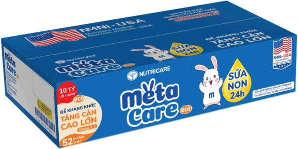 Thùng Sữa dinh dưỡng pha sẵn MetaCare Eco 110ml, Lốc 4 hộp (Từ 1 tuổi)