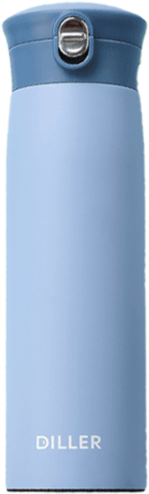 Bình giữ nhiệt Diller 450ml (2 lớp inox 304)- Xanh