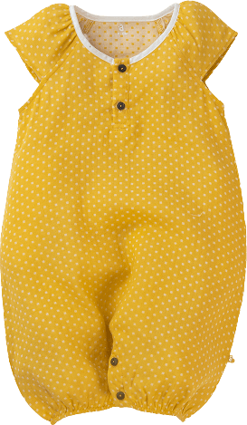 Bodysuit bé gái đùi Animo TX522020 (0-12M,Vàng)